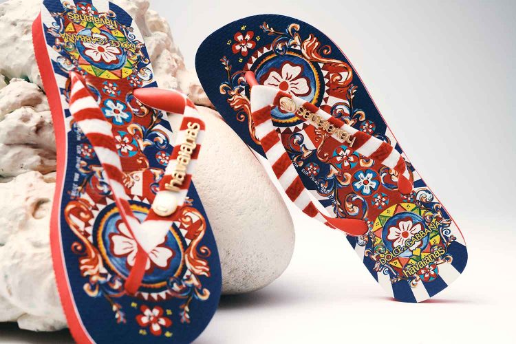 Havaianas e Dolce & Gabbana: collab - Foto: Divulgação