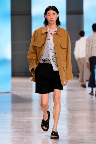 Hermès, verão 2025 masculino - Foto: Vogue Runway